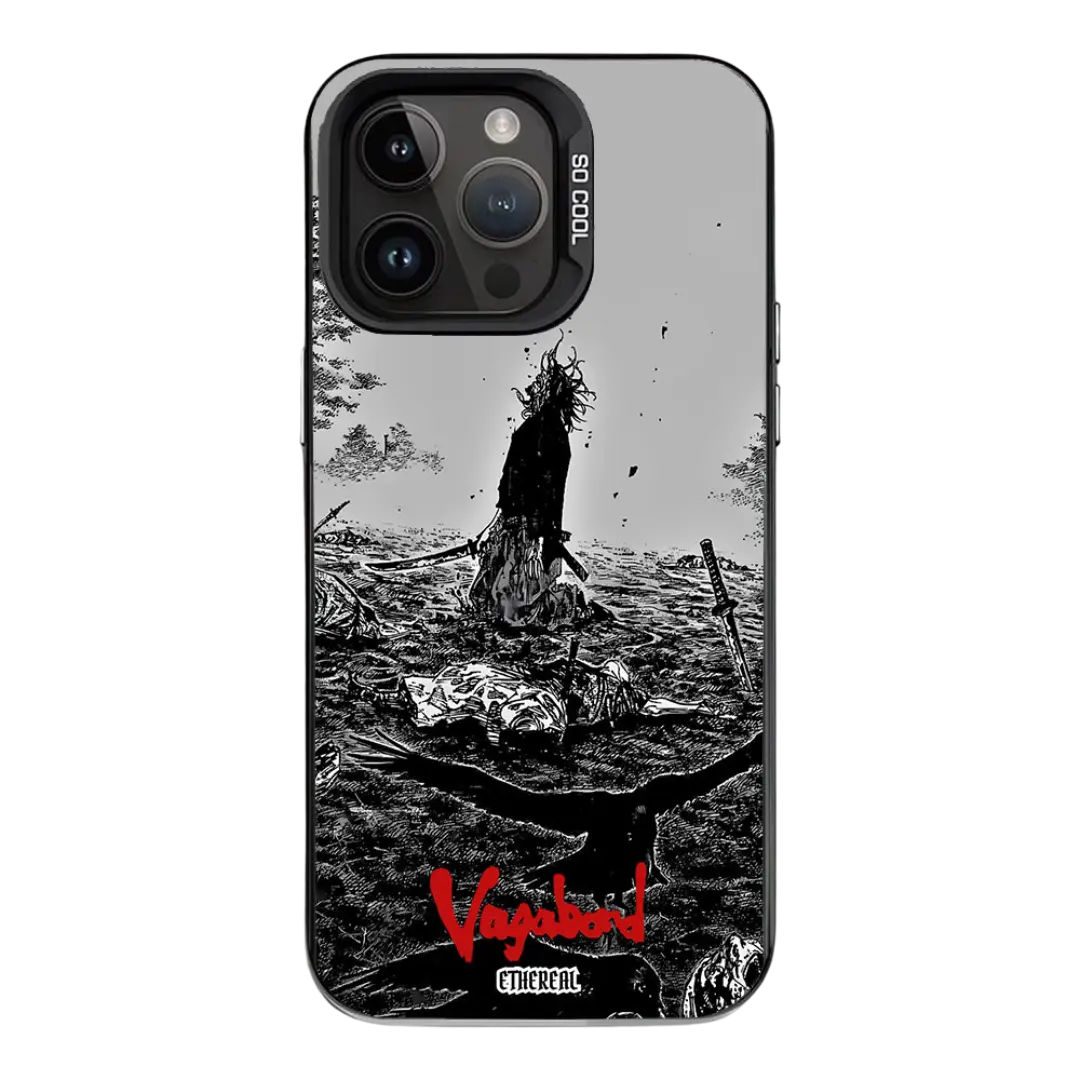 Vagabond anime phone case back artwork close-up