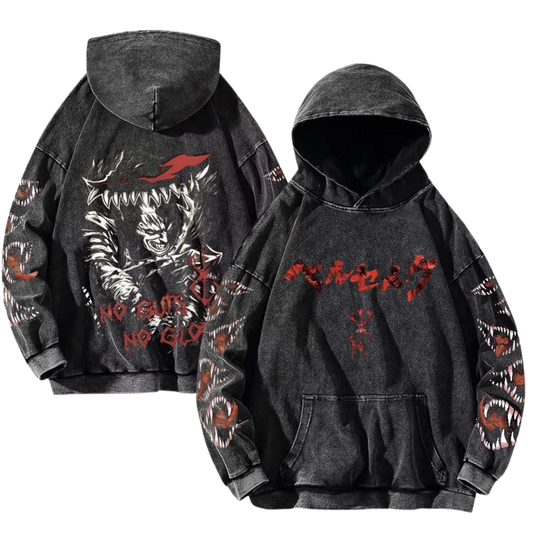 Hoodie front Back graphic
Hood embroidery Fabric fleece close-up