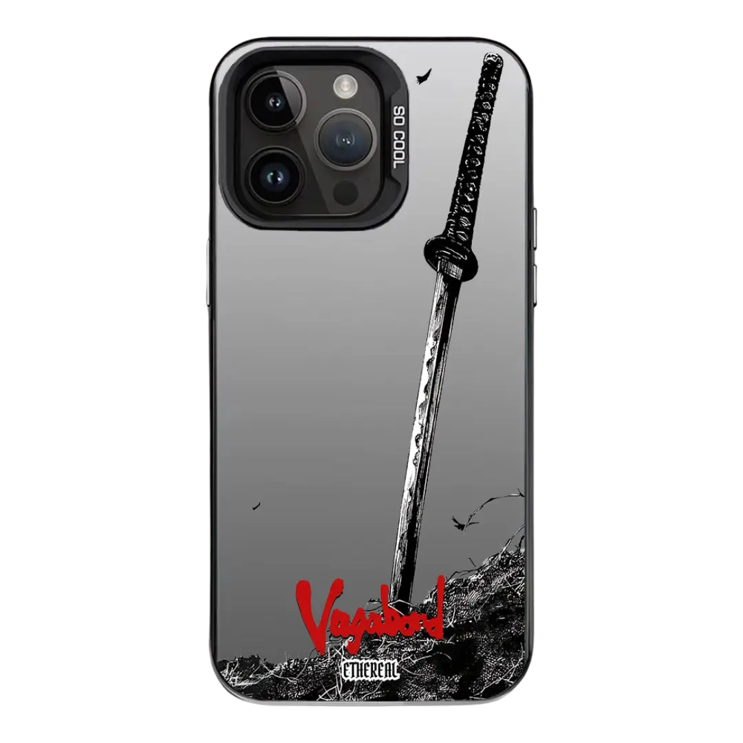Vagabond anime phone case back artwork close-up