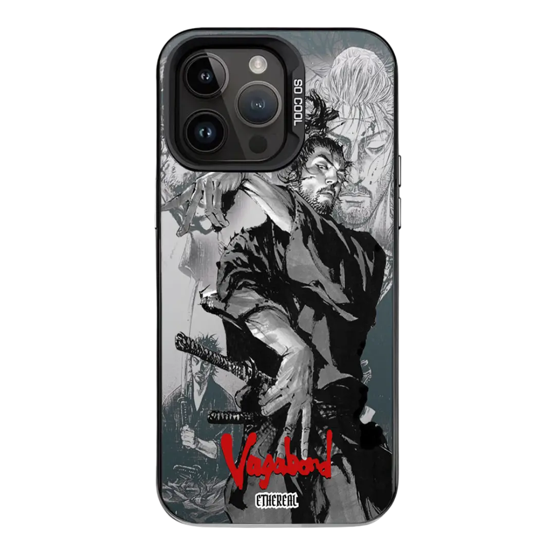Vagabond anime phone case back artwork close-up