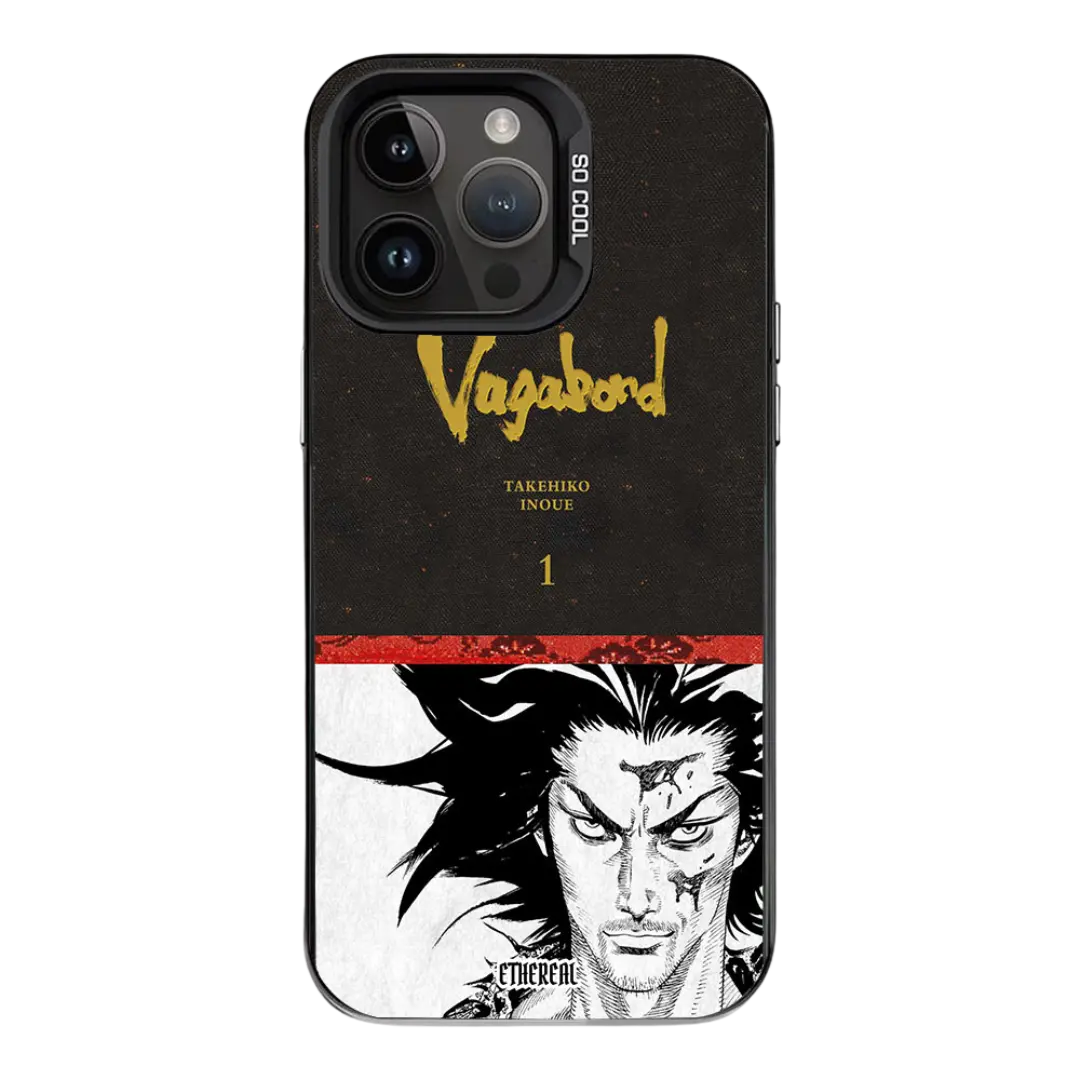 Vagabond anime phone case back artwork close-up