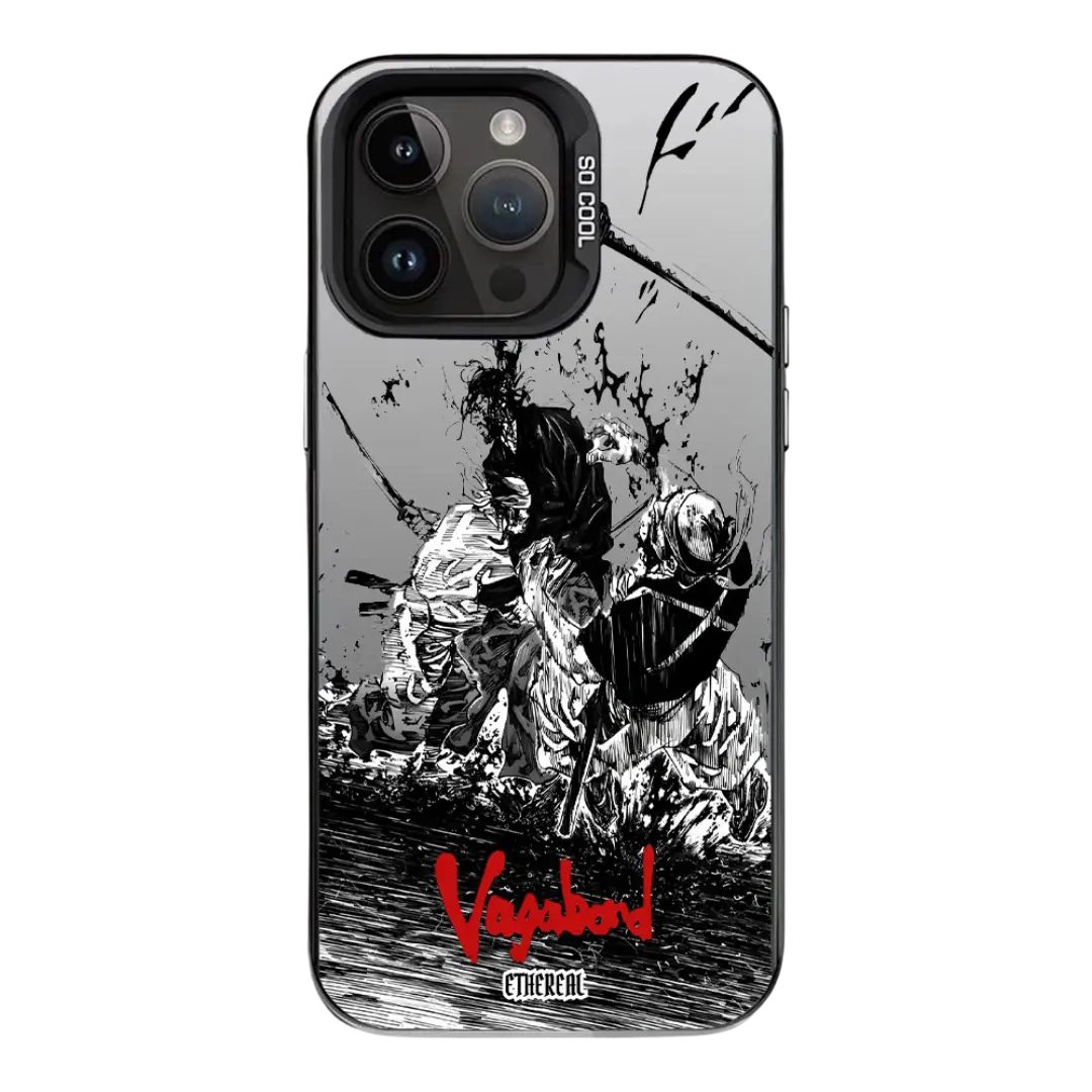 Vagabond anime phone case back artwork close-up