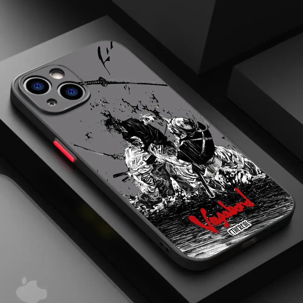 Vagabond anime phone case back artwork close-up
