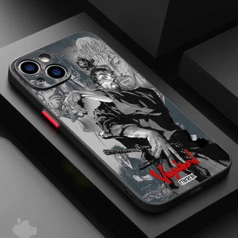 Vagabond anime phone case back artwork close-up