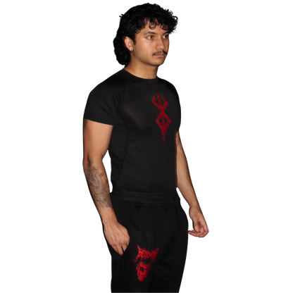 Side angle showing arm fit