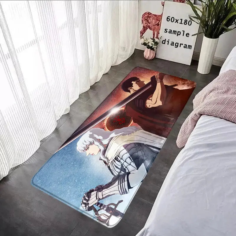 Berserk Non-Slip Floor Mats - Ethereal
