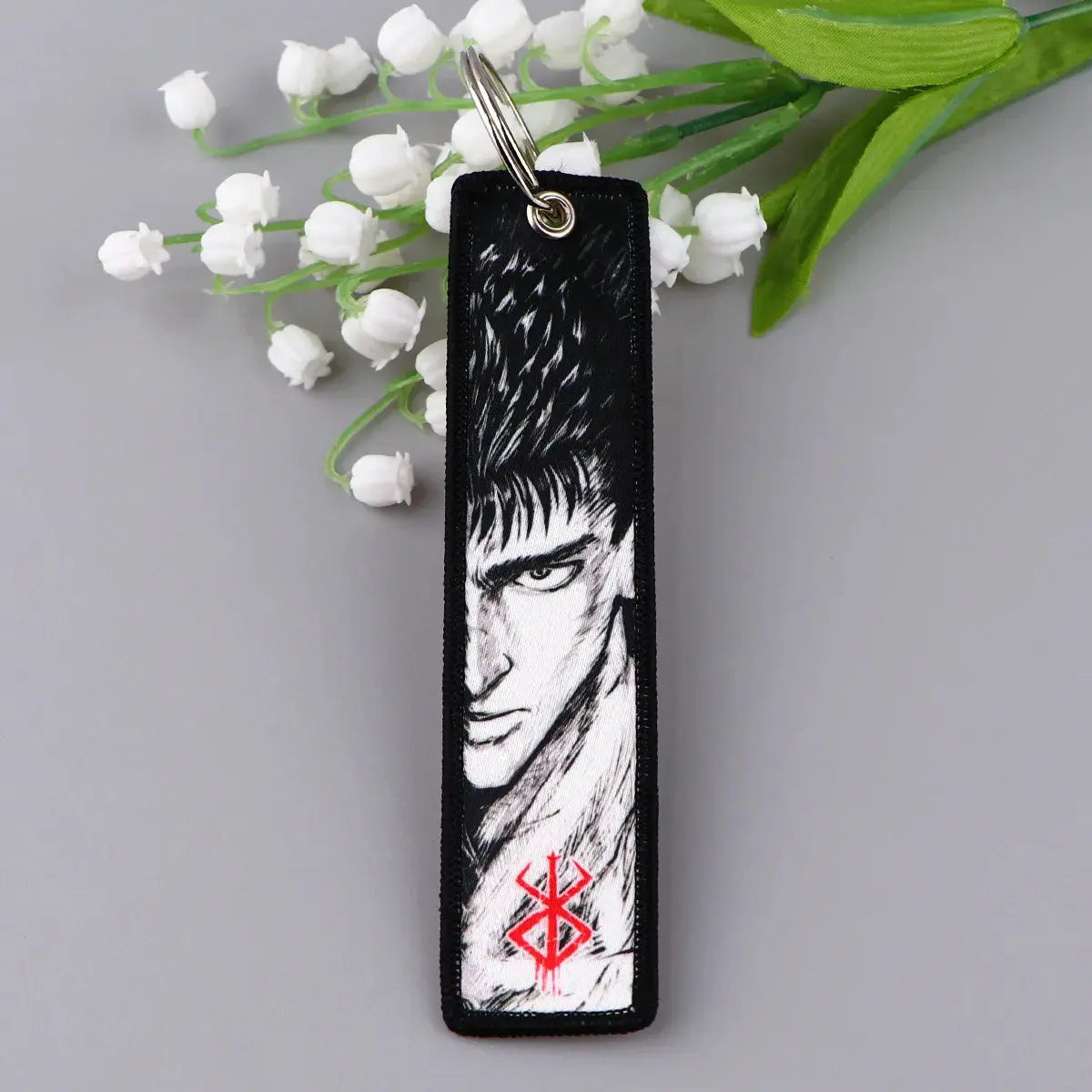 Guts Berserker Embroidery Keychain - Ethereal