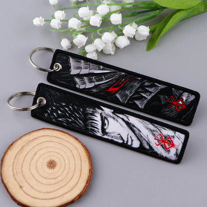 Guts Berserker Embroidery Keychain - Ethereal