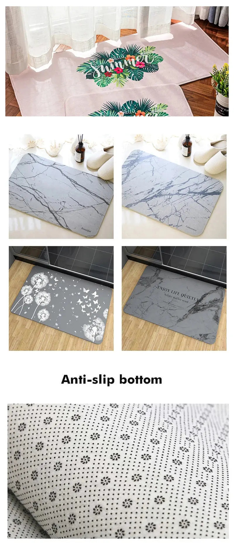Berserk Non-slip Floor Mats - Ethereal