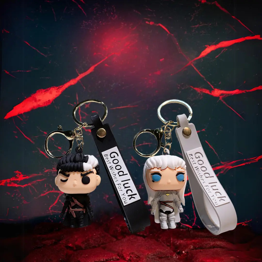 Guts & Griffith Figure Keychains - Ethereal